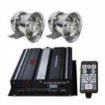 Top Quality 4-Piece Pack 2X200W Wired Car Siren