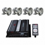 Top Quality 6-Piece Pack 4X200W Wired Car Siren