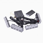 Car Led Grille Light Pack with 4X4-Led Light Bars